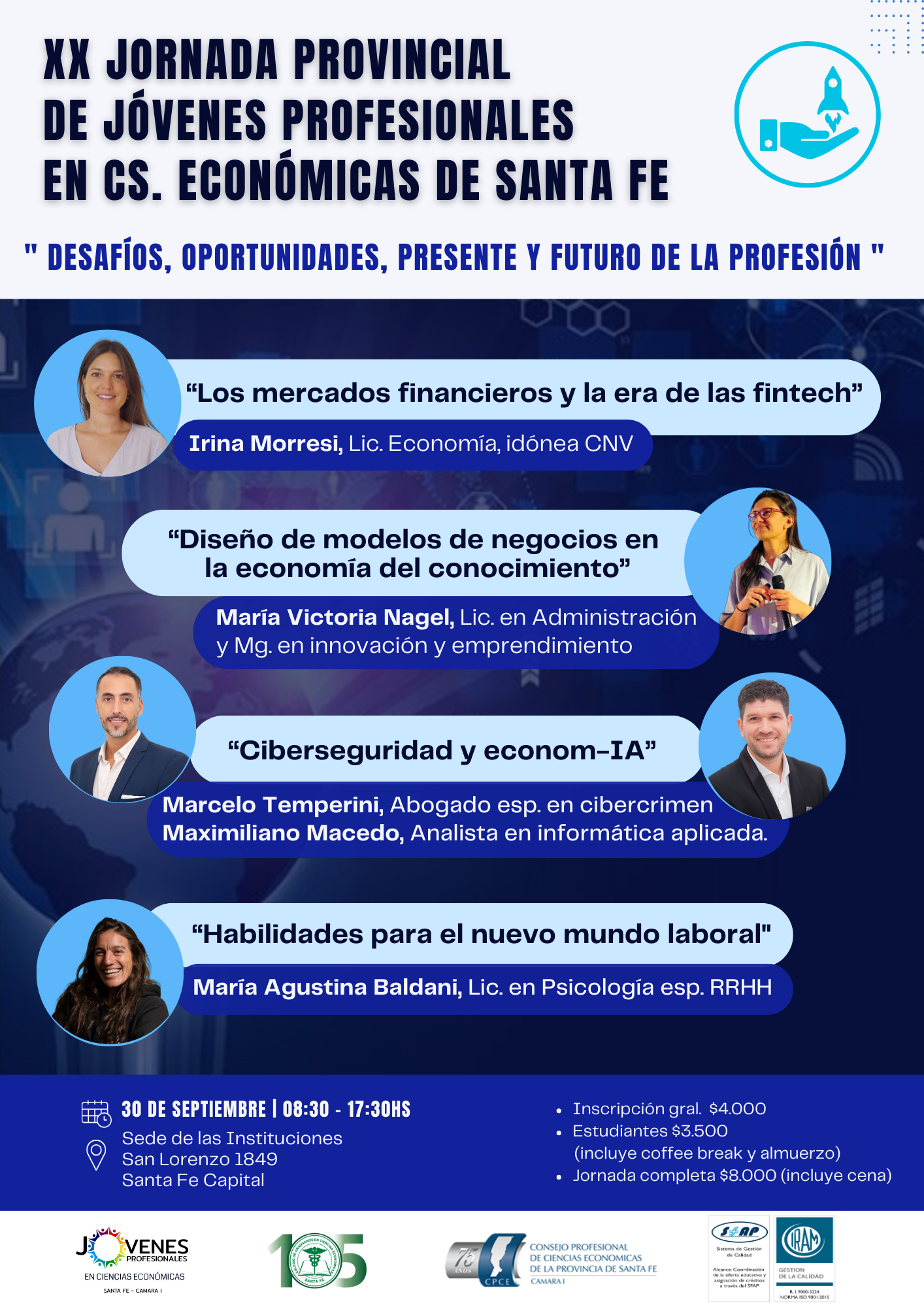 XX Jornadas Provinciales de Jóvenes Profesionales en Ciencias Económicas